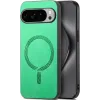 Coque arrière Phonesta Retro Vegan Leather MagSafe pour Google Pixel 10 Pro XL - Vert 0