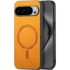 Coque arrière Phonesta Retro Vegan Leather MagSafe pour Google Pixel 10 Pro XL - Orange