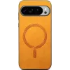 Coque arrière Phonesta Retro Vegan Leather MagSafe pour Google Pixel 10 Pro XL - Orange 2
