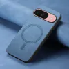Coque arrière Phonesta Retro Vegan Leather MagSafe pour Google Pixel 10 / 10 Pro - Bleu 4