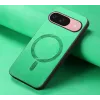 Coque arrière Phonesta Retro Vegan Leather MagSafe pour Google Pixel 10 / 10 Pro - Vert 3