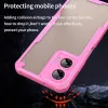 Coque arrière Phonesta Shockproof Armor pour Motorola Moto G35 - Rose 4
