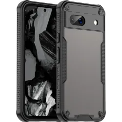 Coque arrière Phonesta Shockproof Armor pour Google Pixel 8a - Noir