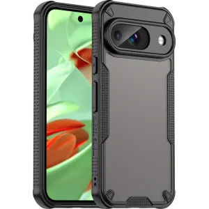 Coque arrière Phonesta Shockproof Armor pour Google Pixel 9 - Noir