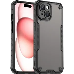Coque arrière Phonesta Shockproof Armor pour Apple iPhone 15 - Noir