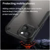 Coque arrière Phonesta Shockproof Armor pour Apple iPhone 15 - Noir 4