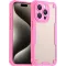Coque arrière Phonesta Shockproof Armor pour Apple iPhone 15 Pro Max - Rose