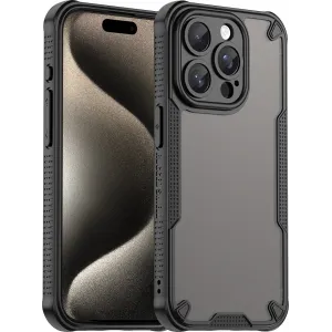 Coque arrière Phonesta Shockproof Armor pour Apple iPhone 15 Pro Max - Noir