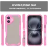 Coque arrière Phonesta Shockproof Armor pour Apple iPhone 16 - Rose 2