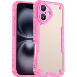 Coque arrière Phonesta Shockproof Armor pour Apple iPhone 16 Plus - Rose