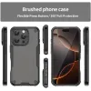 Coque arrière Phonesta Shockproof Armor pour Apple iPhone 16 Pro - Noir 2