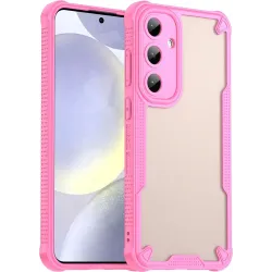 Coque arrière Phonesta Shockproof Armor pour Samsung Galaxy S25 Plus/S24 Plus - Rose