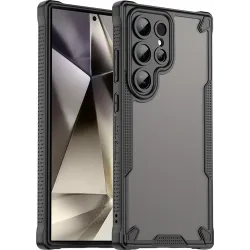 Coque arrière Phonesta Shockproof Armor pour Samsung Galaxy S24 Ultra - Noir