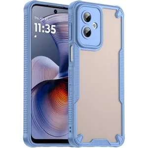 Coque arrière Phonesta Shockproof Armor pour Motorola Moto G55 - Bleu