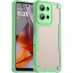 Coque arrière Phonesta Shockproof Armor pour Motorola Moto G75 - Vert