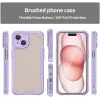 Coque arrière Phonesta Shockproof Armor pour Apple iPhone 15 - Violet 2