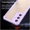 Coque arrière Phonesta Shockproof Armor pour Samsung Galaxy S25 Plus/S24 Plus - Violet 4