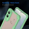 Coque arrière Phonesta Shockproof Armor pour Samsung Galaxy S25 Edge - Vert 9