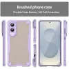 Coque arrière Phonesta Shockproof Armor pour Samsung Galaxy S25 Edge - Violet 2