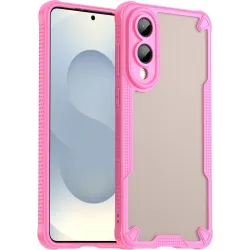Coque arrière Phonesta Shockproof Armor pour Samsung Galaxy S25 Edge - Rose