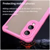 Coque arrière Phonesta Shockproof Armor pour Samsung Galaxy S25 Edge - Rose 4