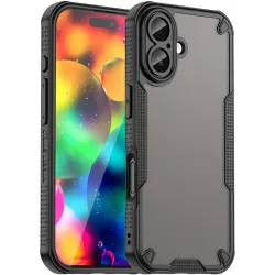 Coque arrière Phonesta Shockproof Armor pour Apple iPhone 17 - Noir