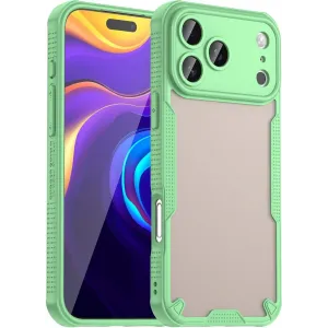 Coque arrière Phonesta Shockproof Armor pour Apple iPhone 17 Pro Max - Vert