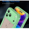 Coque arrière Phonesta Shockproof Armor pour Apple iPhone 17 Pro Max - Vert 8