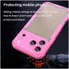Coque arrière Phonesta Shockproof Armor pour Apple iPhone 17 Pro Max - Rose 4