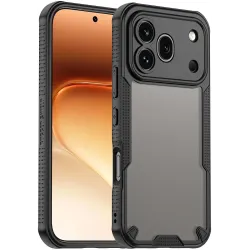 Coque arrière Phonesta Shockproof Armor pour HONOR 600 Pro - Noir