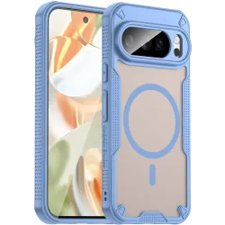 Coque arrière Phonesta Shockproof Armor avec MagSafe pour Google Pixel 10 Pro - Bleu