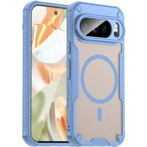 Coque arrière Phonesta Shockproof Armor avec MagSafe pour Google Pixel 10 Pro - Bleu