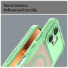 Coque arrière Phonesta Shockproof Armor avec MagSafe pour HONOR 600 - Vert 5