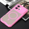 Coque arrière Phonesta Shockproof Armor avec MagSafe pour HONOR 600 - Rose 6