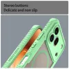 Coque arrière Phonesta Shockproof Armor avec MagSafe pour HONOR 600 Pro - Vert 5