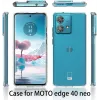 Coque arrière Phonesta Scratchproof pour Motorola Edge 40 Neo - Transparent 2