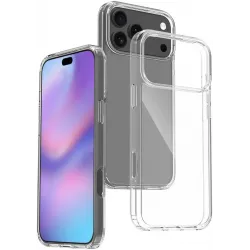 Coque arrière Phonesta Scratchproof pour Apple iPhone 17 Pro Max - Transparent