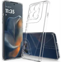 Coque arrière Phonesta Scratchproof pour Motorola Edge 60 Pro - Transparent