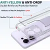 Coque arrière Phonesta Scratchproof pour Oppo Reno13 F 4G/5G / Reno13 FS 5G - Transparent 4