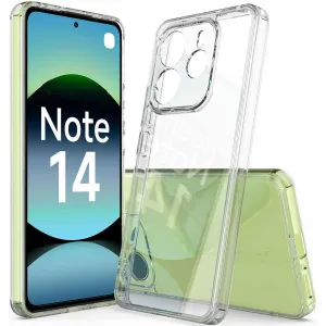 Coque arrière Phonesta Scratchproof pour Xiaomi Redmi Note 14 4G 164.8mm - Transparent