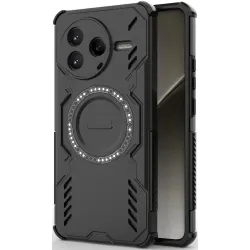 Coque arrière Phonesta Shield Armor avec MagSafe pour Xiaomi Poco F7 Pro - Noir