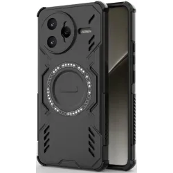 Coque arrière Phonesta Shield Armor avec MagSafe pour Xiaomi Poco F7 Ultra - Noir