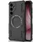 Coque arrière Phonesta Shield Armor avec MagSafe pour Samsung Galaxy S25 Plus/S24 Plus - Noir