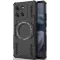 Coque arrière Phonesta Shield Armor avec MagSafe pour Motorola Moto G86/G86 Power - Noir