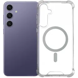 Coque arrière Phonesta Shockproof MagSafe pour Samsung Galaxy S25/S24 - Transparent