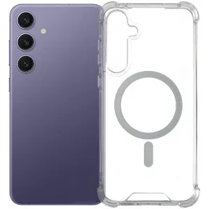 Coque arrière Phonesta Shockproof MagSafe pour Samsung Galaxy S25/S24 - Transparent