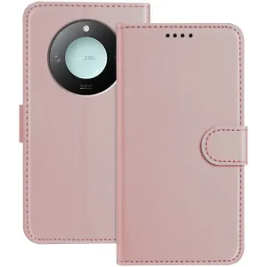 Coque portefeuille Phonesta Smooth Skin pour HONOR X9c Smart - Or rose