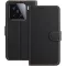 Coque portefeuille Phonesta Smooth Skin pour Xiaomi 15 - Noir