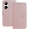 Coque portefeuille Phonesta Smooth Skin pour Xiaomi Poco X7 Pro - Or rose