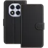 Coque portefeuille Phonesta Smooth Skin pour Xiaomi Redmi Note 14 Pro 5G/14 Pro Plus / Xiaomi Poco X7 - Noir